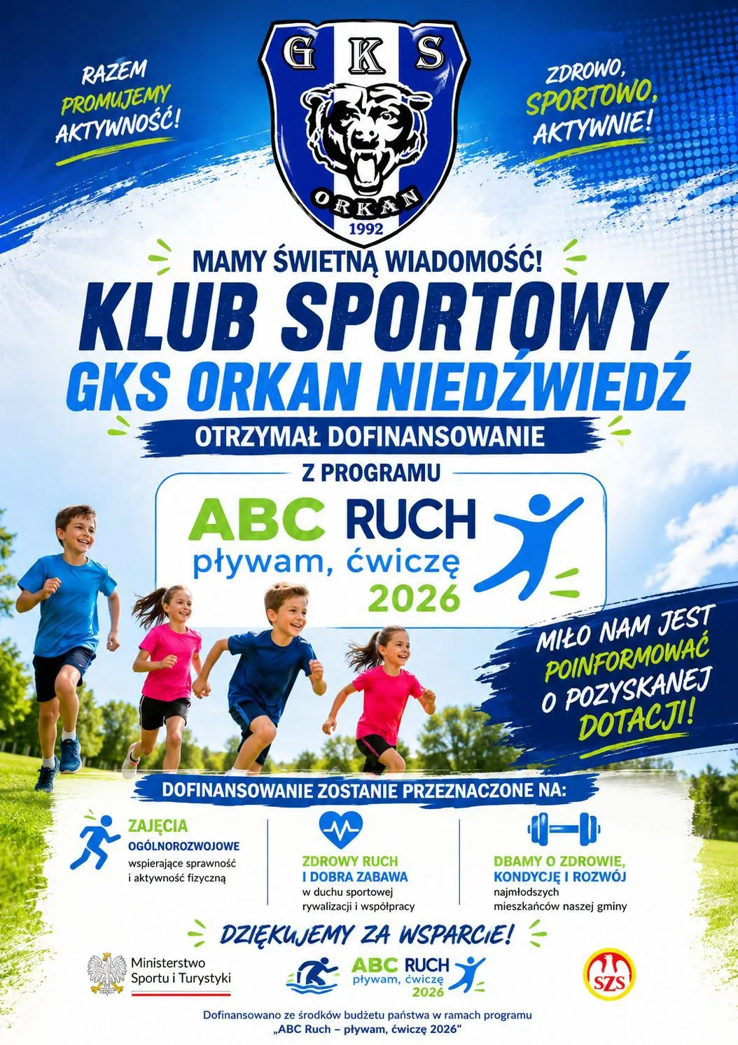 Dofinansowanie programu ABC Ruch 2026